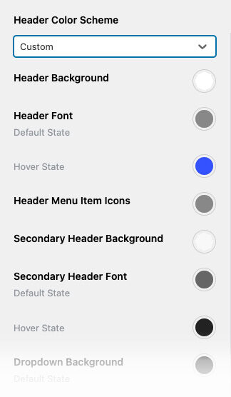 Nectarblocks customizer settings