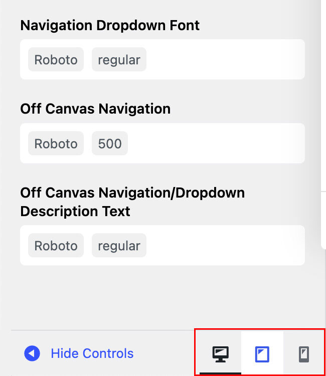 Nectarblocks customizer settings