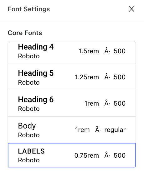 Nectarblocks Typography Settings
